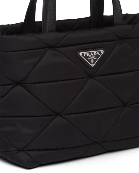 prada nylon totebag|prada padded nylon shoulder bag.